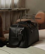 Tailored luxe PU weekender — lifestyle 3