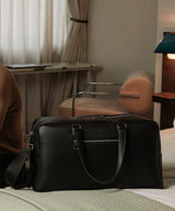 Tailored luxe PU weekender — lifestyle 6