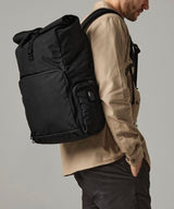 Q-Tech charge roll-top backpack — lifestyle 3