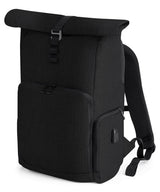 Q-Tech charge roll-top backpack — lifestyle 4