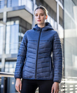 Loftlite women’s hooded baffle jacket — lifestyle 8