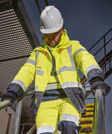 High-visibility waterproof jacket — lifestyle 2