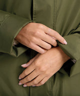 TriDri® Recycled all-seasons waterproof longline robe — lifestyle 7