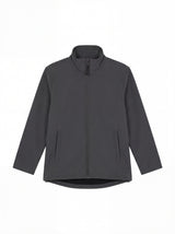 Uneek Eco Full Zip Softshell Jacket (GR65) — Charcoal