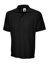 Uneek Heavyweight Poloshirt (UC102) — Black