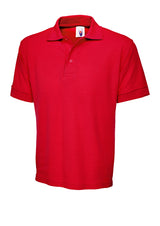 Uneek Heavyweight Poloshirt (UC102) — Red