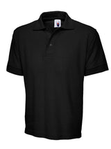 Uneek Ultimate Cotton Poloshirt (UC104) — Black