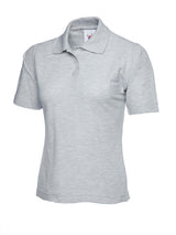 Uneek Ladies Classic Poloshirt (UC106) — Heather Grey