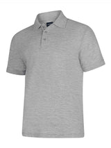 Uneek Deluxe Poloshirt (UC108) — Heather Grey