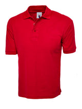 Uneek Cotton Rich Poloshirt (UC112) — Red