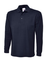Uneek Longsleeve Poloshirt (UC113) — Navy