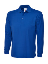 Uneek Longsleeve Poloshirt (UC113) — Royal
