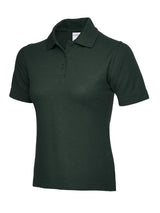 Uneek Ladies Ultra Cotton Poloshirt (UC115) — Bottle Green