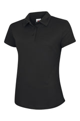 Uneek Ladies Ultra Cool Poloshirt (UC126) — Black