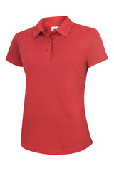 Uneek Ladies Ultra Cool Poloshirt (UC126) — Red