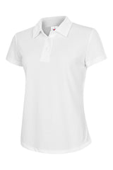 Uneek Ladies Ultra Cool Poloshirt (UC126) — White