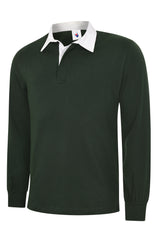 Uneek Classic Rugby Shirt (UC402) — Bottle Green