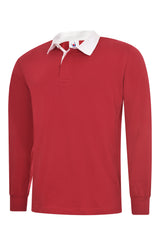 Uneek Classic Rugby Shirt (UC402) — Red