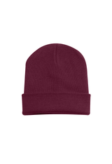 Uneek Heavyweight Cuffed Beanie (UC410) — Maroon