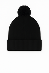 Uneek Pom Pom Beanie (UC413) — Black