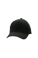 Uneek Heavyweight 5 Panel Cap (UC431) — Black