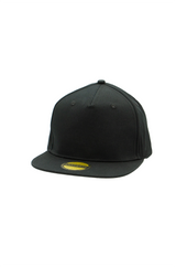 Uneek Original Snapback 5 Panel Cap (UC433) — Black