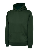 Uneek Childrens Hooded Sweatshirt (UC503) — Bottle Green