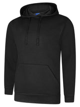 Uneek Deluxe Hooded Sweatshirt (UC509) — Black