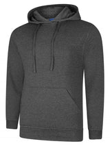 Uneek Deluxe Hooded Sweatshirt (UC509) — Charcoal