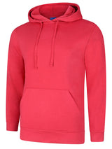 Uneek Deluxe Hooded Sweatshirt (UC509) — Cranberry