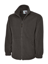 Uneek Premium Full Zip Micro Fleece Jacket (UC601) — Charcoal