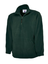 Uneek Premium 1/4 Zip Micro Fleece Jacket (UC602) — Bottle Green