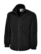 Uneek Classic Full Zip Micro Fleece Jacket (UC604) — Black