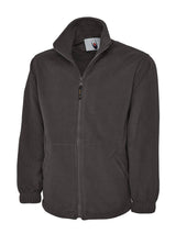 Uneek Classic Full Zip Micro Fleece Jacket (UC604) — Charcoal