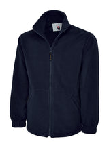 Uneek Classic Full Zip Micro Fleece Jacket (UC604) — Navy