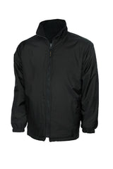 Uneek Childrens Reversible Fleece Jacket (UC606) — Black