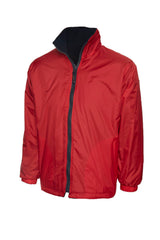 Uneek Childrens Reversible Fleece Jacket (UC606) — Red/Navy