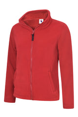 Uneek Ladies Classic Full Zip Fleece Jacket (UC608) — Red
