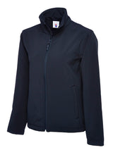 Uneek Classic Full Zip Soft Shell Jacket (UC612) — Navy