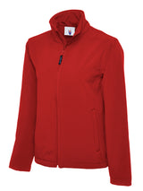 Uneek Classic Full Zip Soft Shell Jacket (UC612) — Red