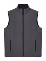 Uneek Printable Softshell Gilet (UC614) — Charcoal/Black
