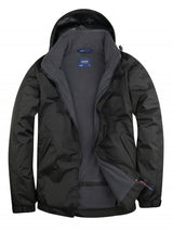 Uneek Premium Outdoor Jacket (UC620) — Black/Grey