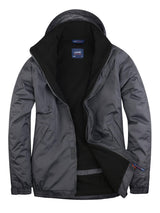 Uneek Premium Outdoor Jacket (UC620) — Deep Grey/Black