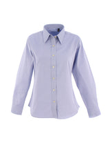 Uneek Ladies Pinpoint Oxford Full Sleeve Shirt (UC703) — Light Blue