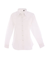 Uneek Ladies Pinpoint Oxford Full Sleeve Shirt (UC703) — White