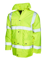 Uneek Road Safety Jacket (UC803) — Yellow