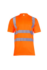 Uneek Hi Viz Short Sleeve T Shirt (UC810) — Orange