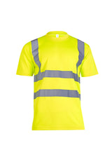 Uneek Hi Viz Short Sleeve T Shirt (UC810) — Yellow