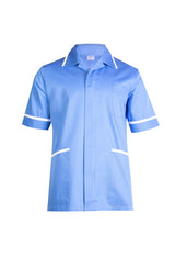 Uneek Mens Premium Tunic (UC924) — Hospital Blue