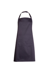 Uneek Bib Apron with Pocket (UC940) — Black